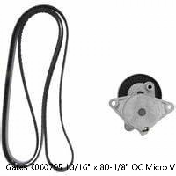 Gates K060795 13/16" x 80-1/8" OC Micro V Serpentine Belt For 2017 Jeep Cherokee #1 small image