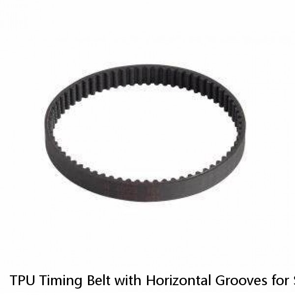 TPU Timing Belt with Horizontal Grooves for Sausage Machine belt #1 small image