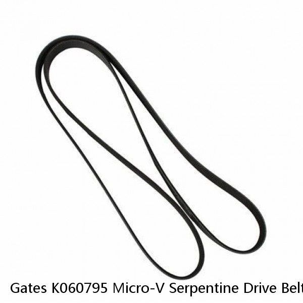 Gates K060795 Micro-V Serpentine Drive Belt, Black #1 image