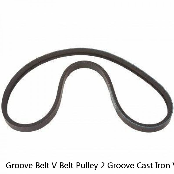 Groove Belt V Belt Pulley 2 Groove Cast Iron V Groove Belt Sheave Pulleys #1 image