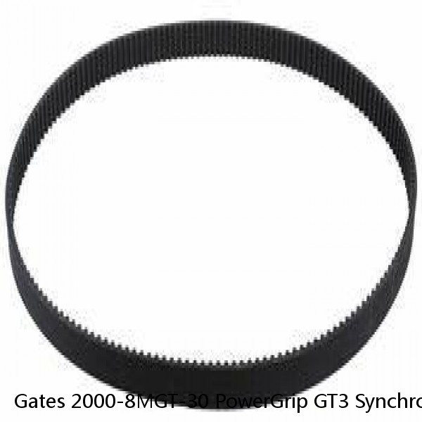 Gates 2000-8MGT-30 PowerGrip GT3 Synchronous Timing Belt 8MM Pitch #1 image