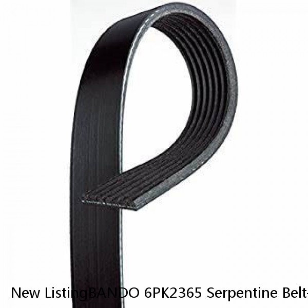 New ListingBANDO 6PK2365 Serpentine Belt-Rib Ace Precision Engineered V-Ribbed Belt #1 image