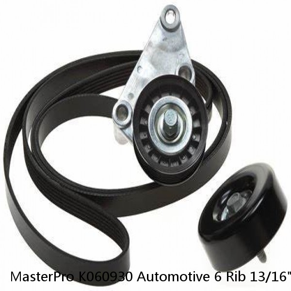 MasterPro K060930 Automotive 6 Rib 13/16" x 93-5/8 OC Serpentine Belt #1 image