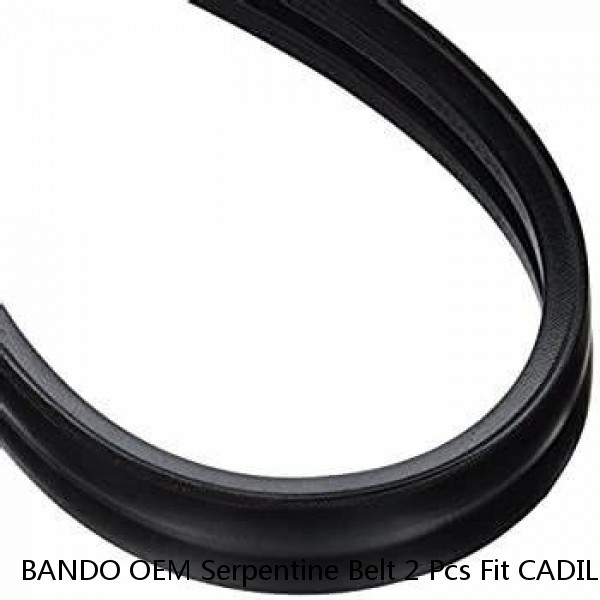 BANDO OEM Serpentine Belt 2 Pcs Fit CADILLAC,CHEVROLET, GMC V8 6.0L Alt 130 Amp  #1 image